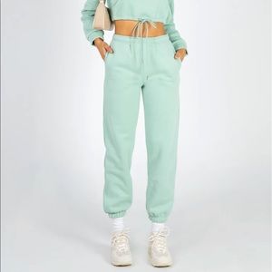 Princess Polly Pheonix Pants Sage. Worn once. Too short on me (I’m 5’9”)